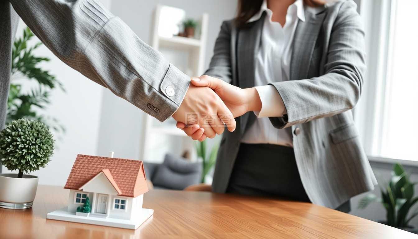 专业握手 地产代理与客户沟通信任的桥梁